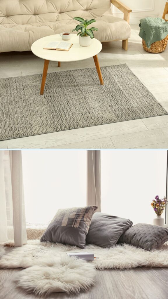 layered-cushions-Pillows-and-rug-showing-how-textures-add-cozy-depth-to-small-spaces.