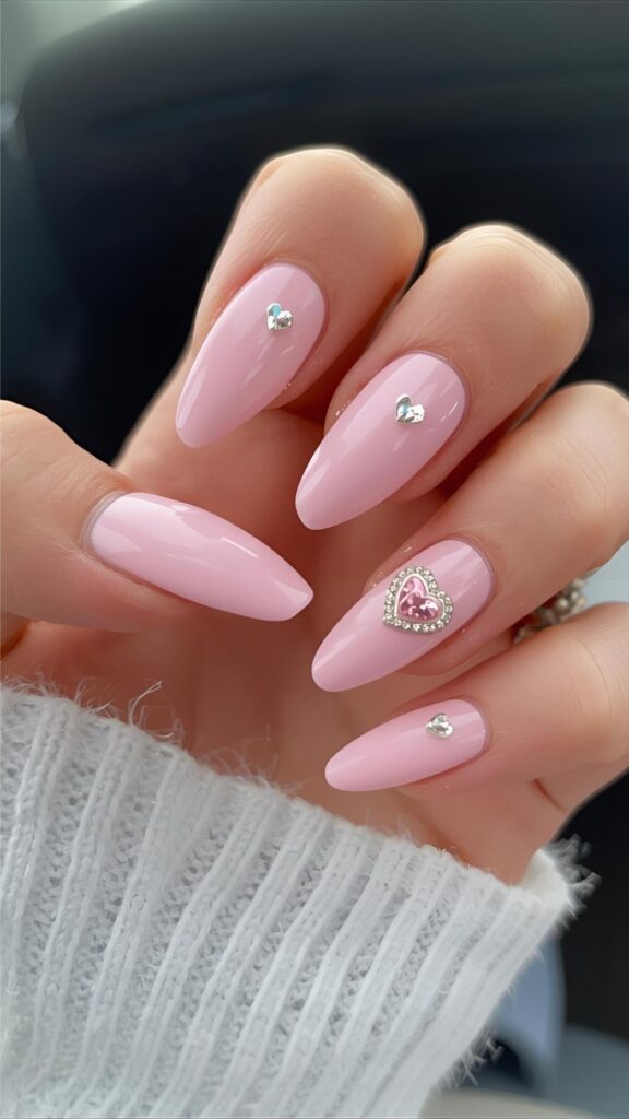 Baby-Pink-With-Rhinestone-Hearts