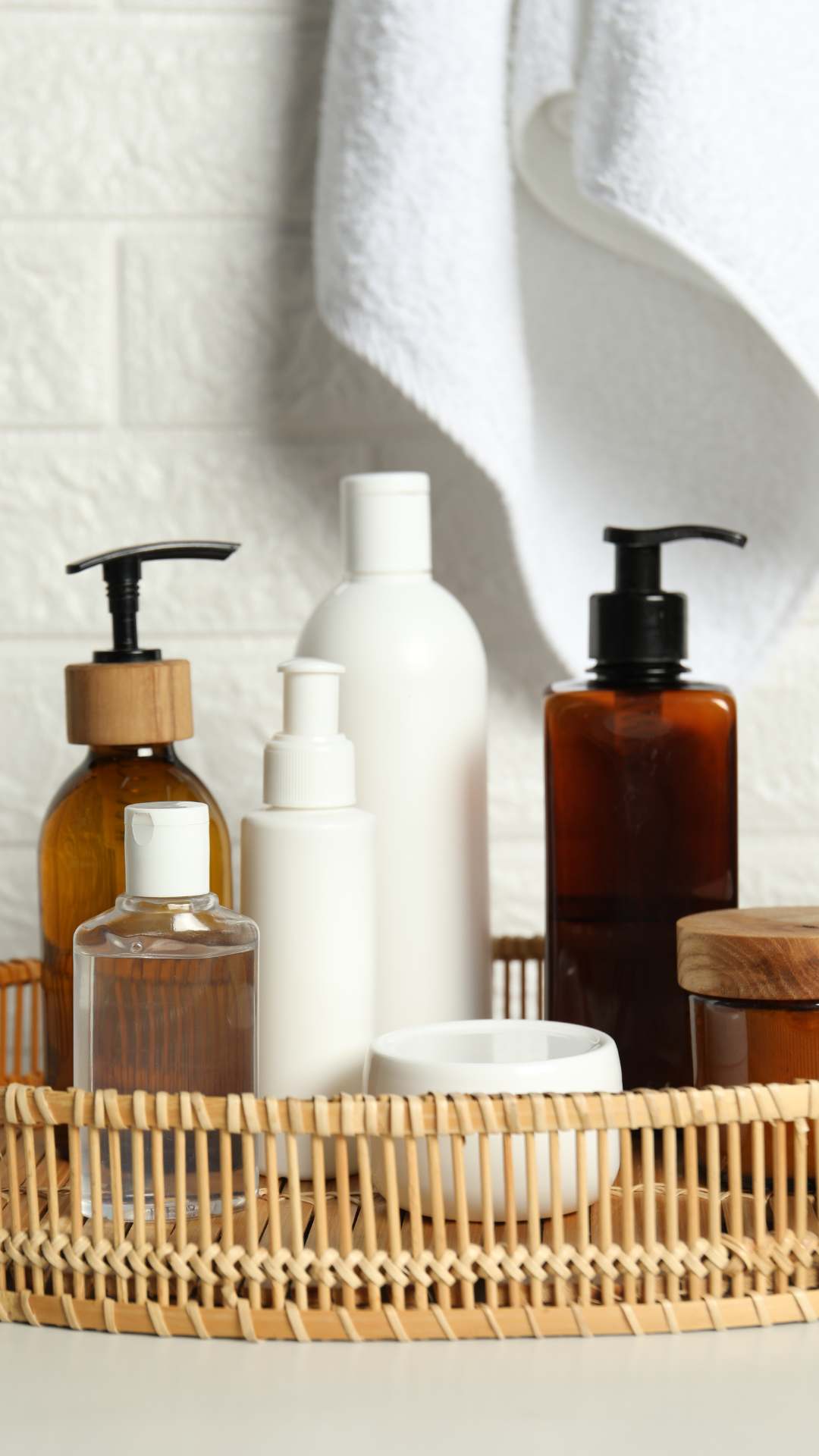 Image-of-hair-products-to-use-inside-a-bathroom-basket-for-a-hair-growth-tips-for-women