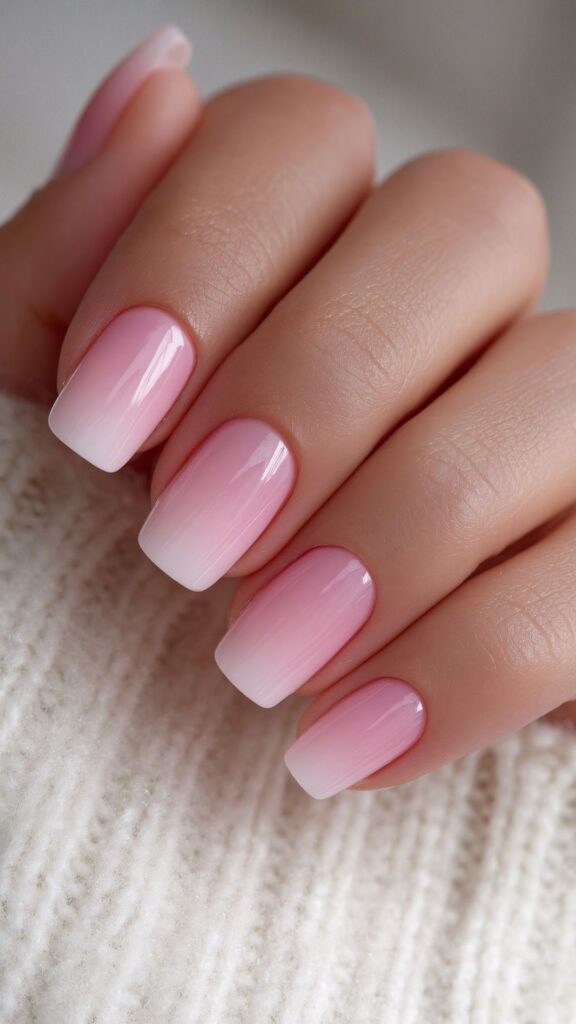 Classic-Pink-French-Manicure-As-New-Year-Nail-Designs