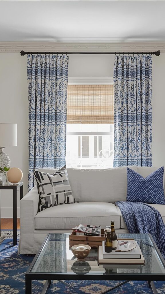 Curtains-and-Window-Treatment-Upgrade-showing-blue-curtains-as-part-of-the-25-Room -nspo-Ideas-For-New-Year