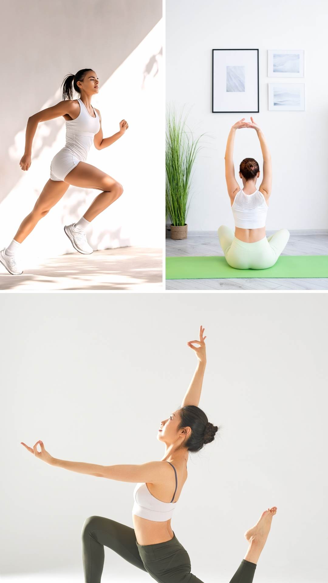 collage-of-three-women-exercising-as-part-self-care-goals-for-the-new-year