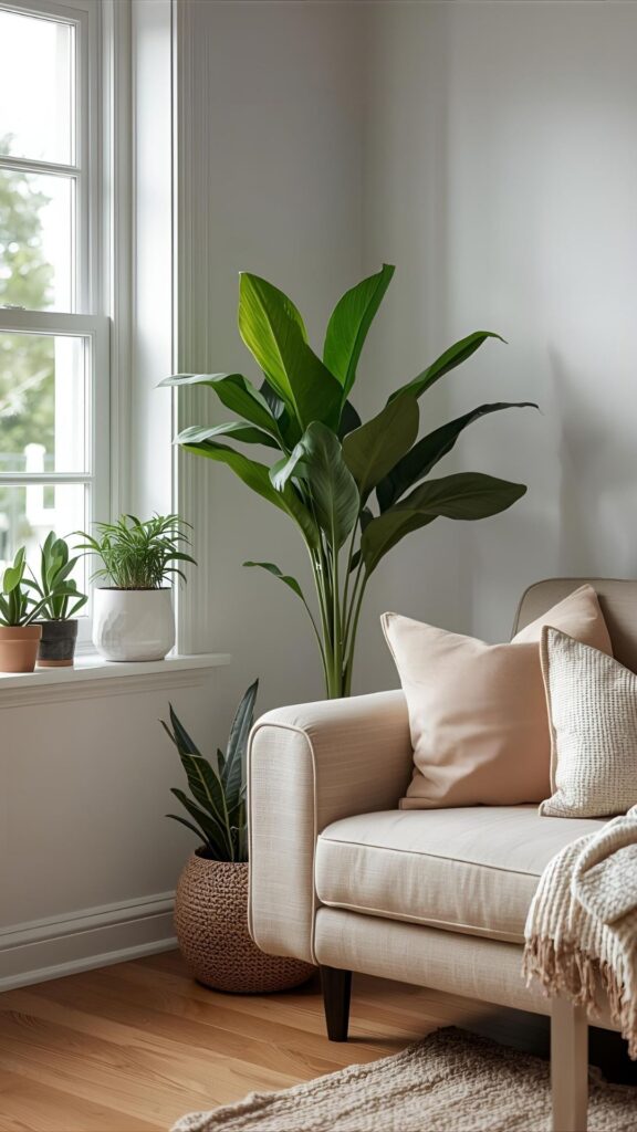 Greenery-Indoor-Plants-in-the-livng-room-as-one-of-the-25-room-inspo-ideas-for-new-year