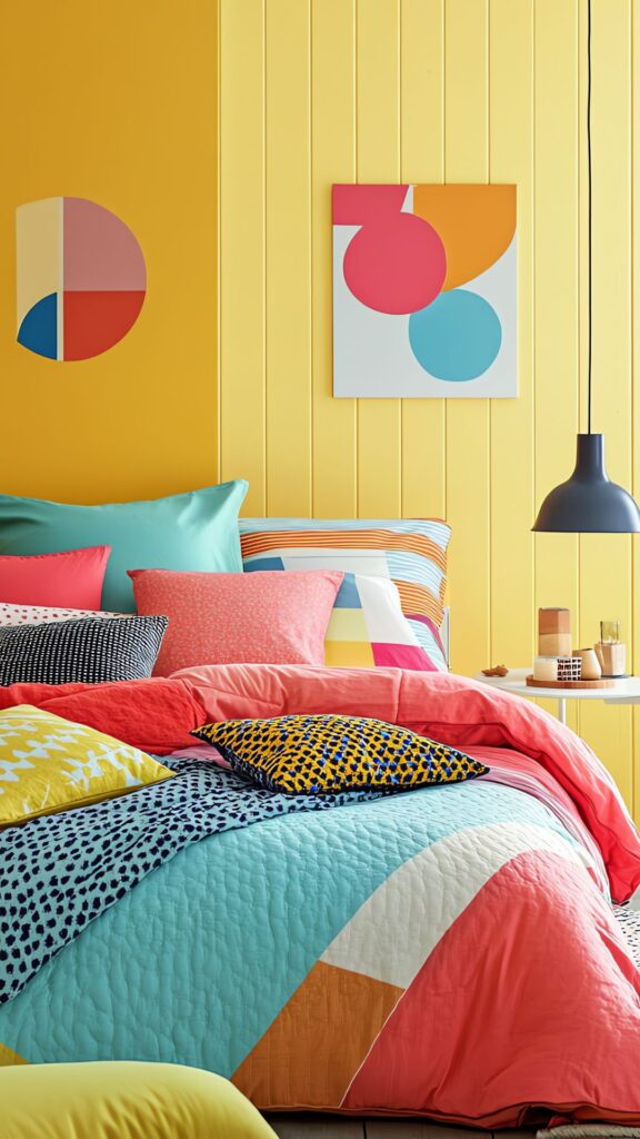 Yellow-wall-art-decor-as-15-new-year-wall-decor