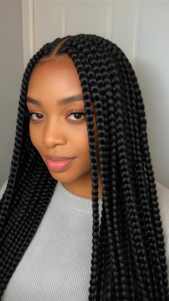 Chunky-Box-Braids-a-woman-that-braided-black-hair-as-20-winter-hair-braids
