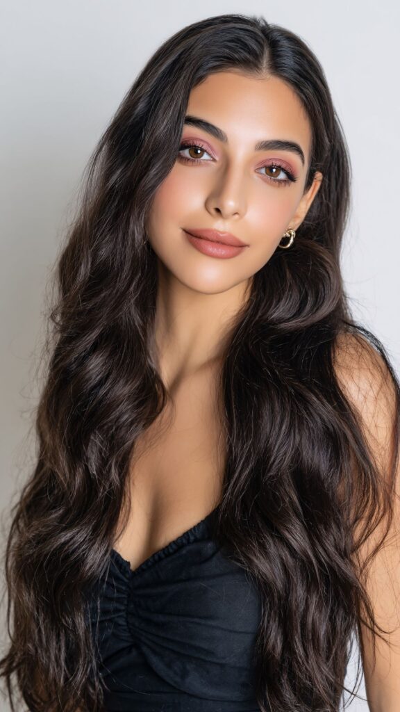 A-woman-on-black-hair