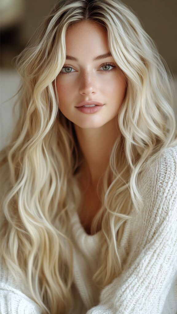 A-woman-that-styled-her-hair-in-the-middle-part-as-her-long-hairstyle-ideas