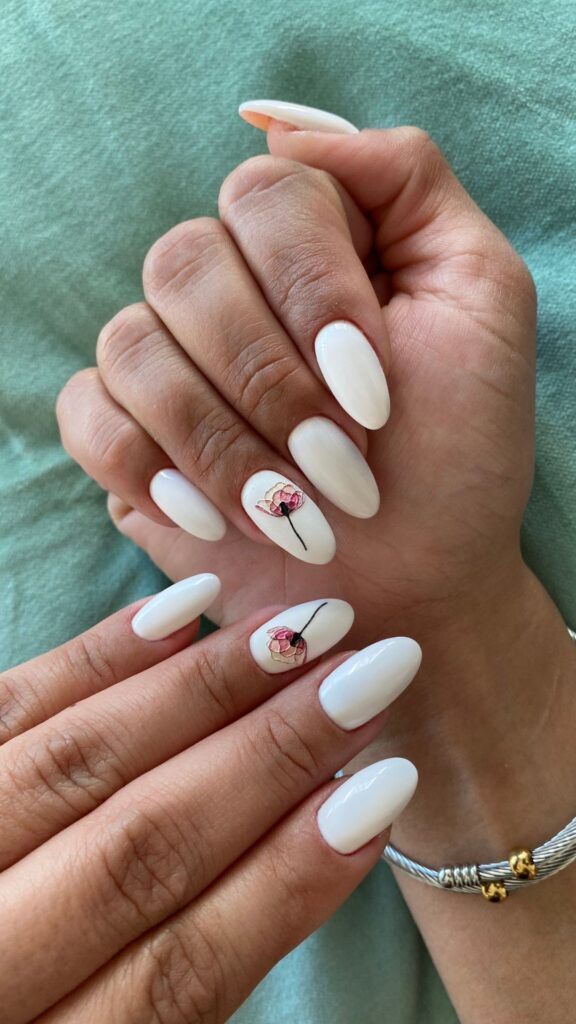 Milky-white-nail-ideas