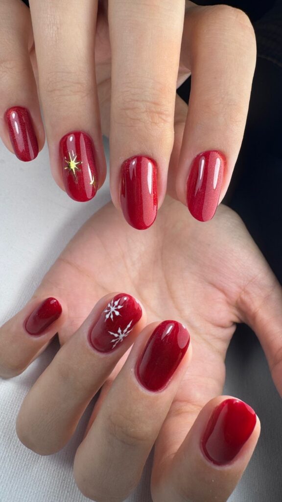 Red-french-tips-nails