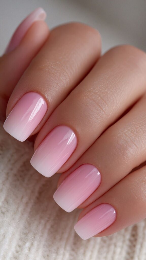 Sheer-pink-nail-ideas