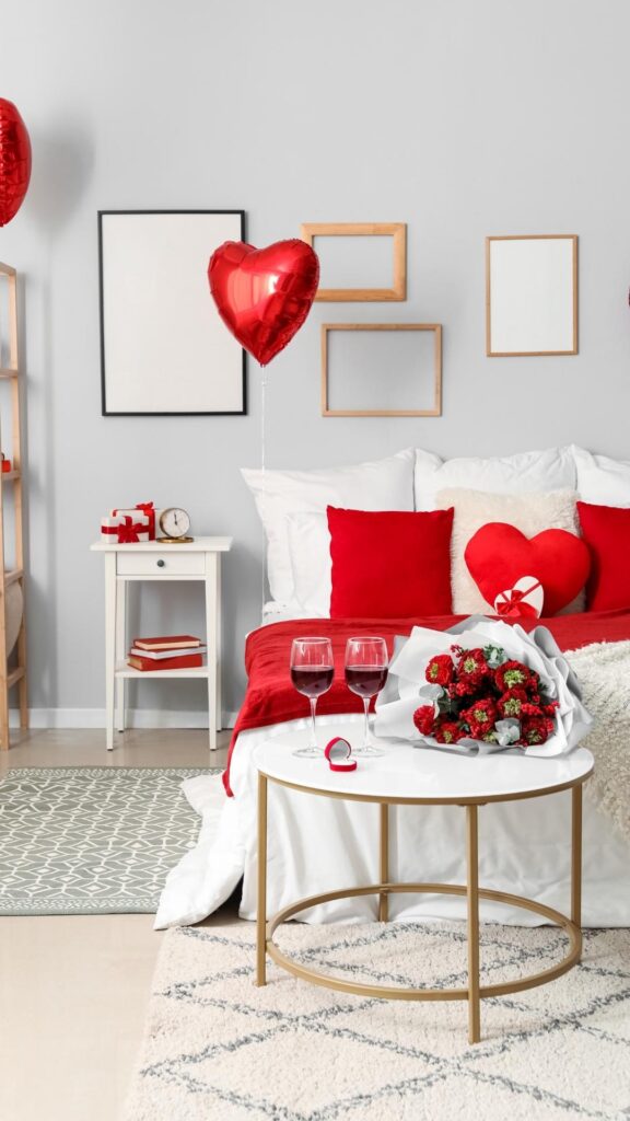 Living-room-valentine-decoration 