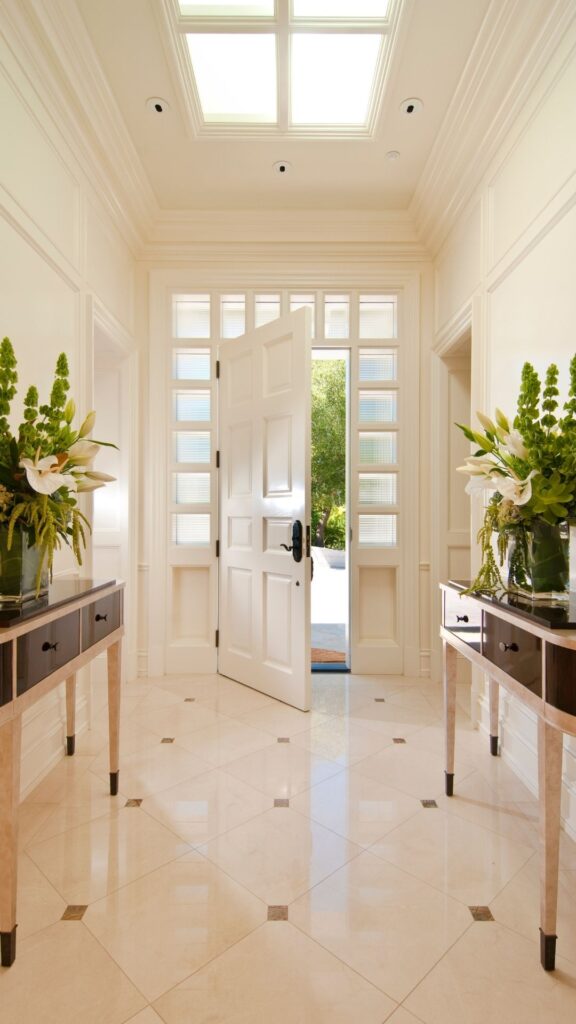 Easter-home-decor-ideas-showing-how-lighting-can-change-the-ambiance-of-a-entry-way