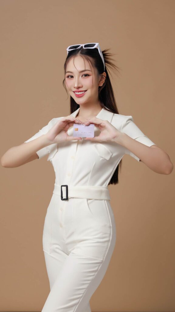 A-woman-wearing-white-jumpsuit-for-prom