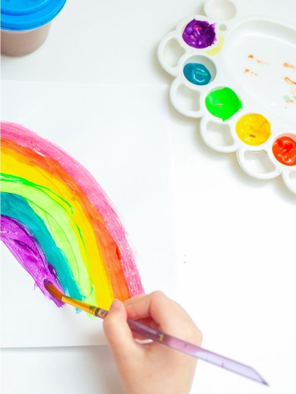 Bubble-Wrap-Rainbow-Craft