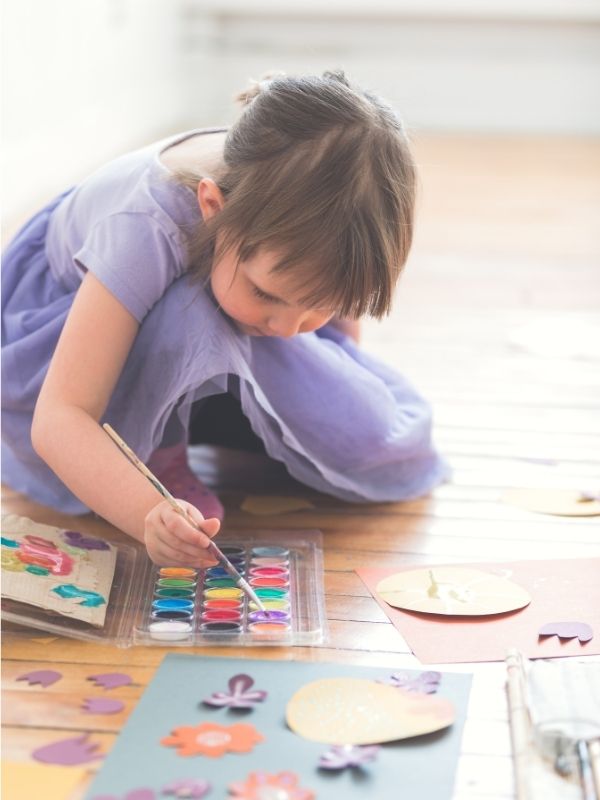 Cute-paper-Ice-Cream-Cone-summer-Crafts-for preschoolers
