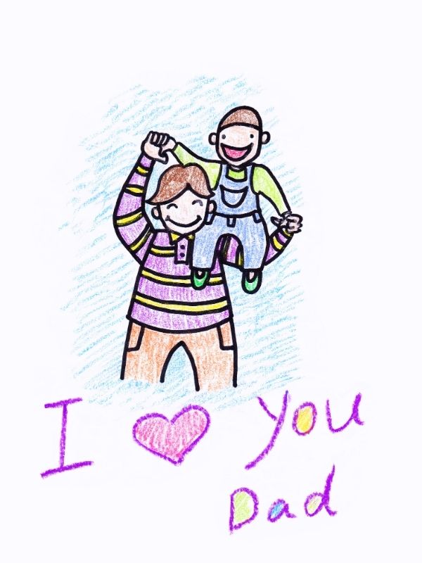 DIY-Father’s-Day-Drawing-Book