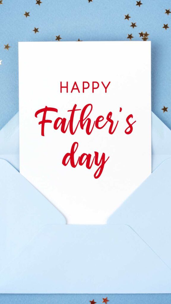 First-fathers-day-gift-ideas-showing-a-hand-written-happy-fathers-day-card