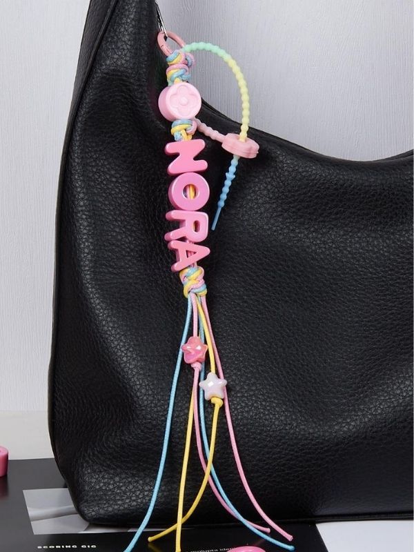 Friendship-Bracelet-on-a-as-how-to-make-diy-Bag-Charms-at-home