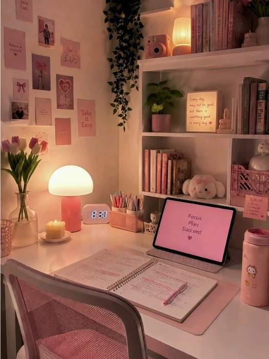 College-dorm-reading-desk