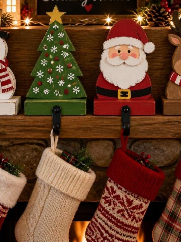 DIY-Christmas-Stocking-Holder-for-Christmas crafts for adults