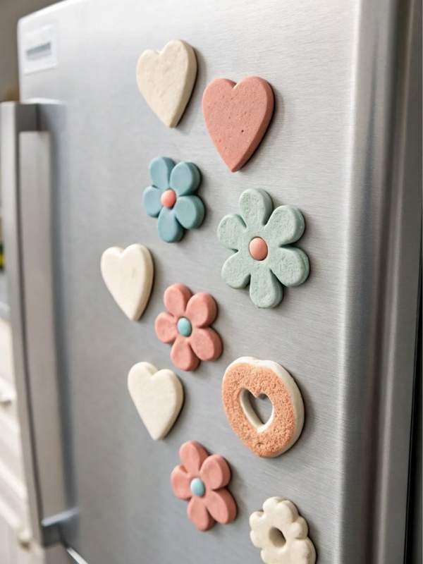 DIY-Clay-Flower-Magnets