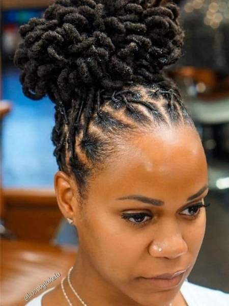 Festive-Loc-Updo