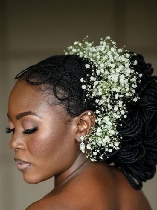 Loc-Crown-With-Floral-Accessories-for-wedding-loc-styles