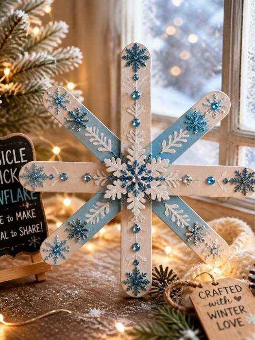 Popsicle-Stick-Snowflake