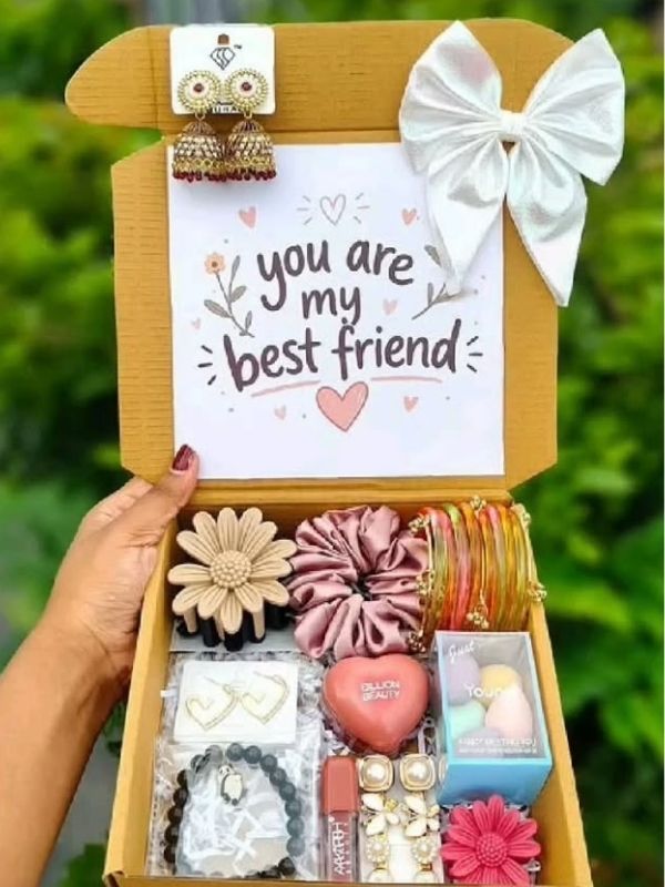 A-handmade-gift-box-filled-with-scrunchies-and-other-girly-stuff