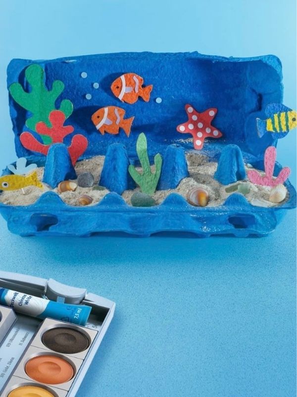 Egg-Carton-Ocean-Animals-crafts-designed-with-different-sea-animals