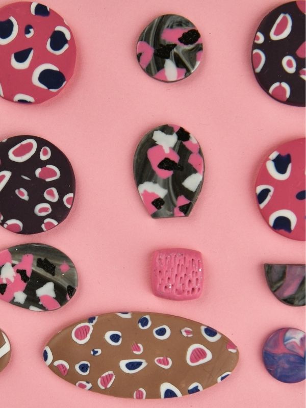Picture-of-unbaked-polymer-clay-laying-on-the-pink-table