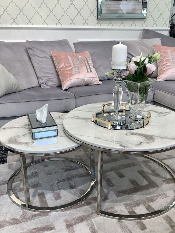 A-beauiful-ash-colored-decorated-table-and-living-room