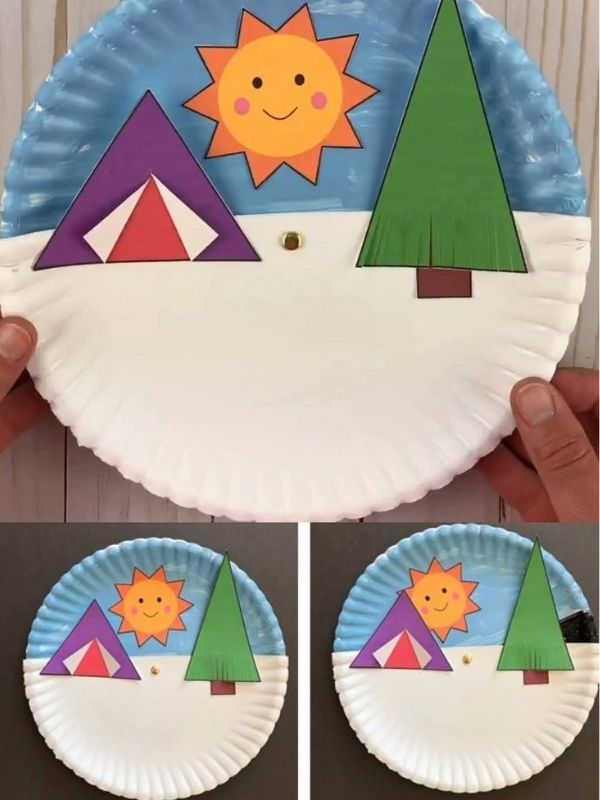 Image-of- Paper-Plate-Camping-Tent.