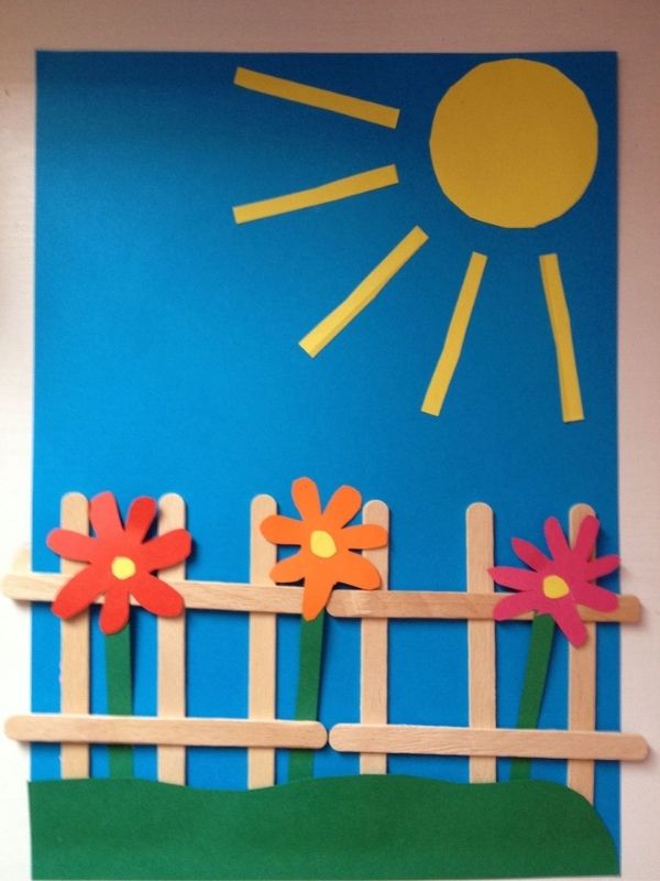 A-cute-flower-garden-made-with-popsicle-stick