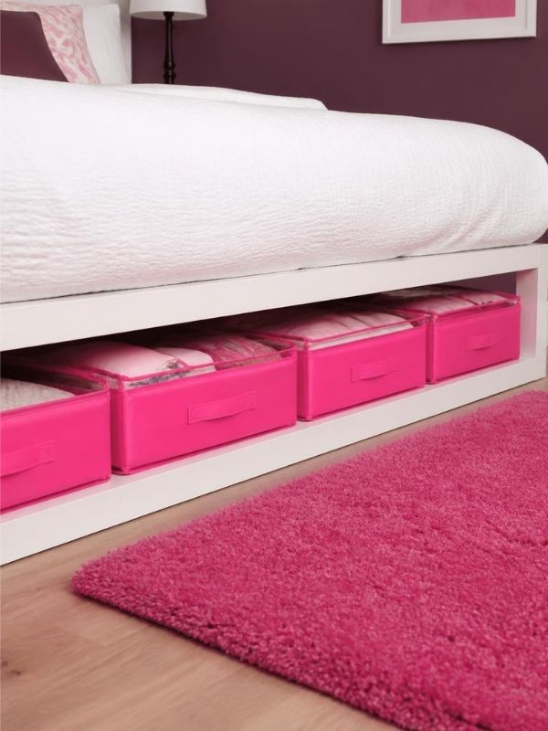 Under-Bed-Storage-showing-a-picture-of-well-arranged-boxes-under-the-bed