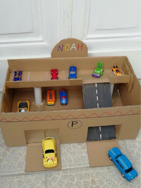 A-Parking-Garage-made-with-paper