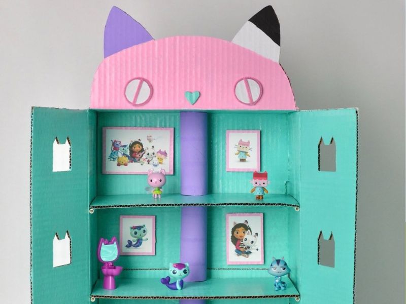 Featured-Image-Of-Cardboard-Crafts-for-preschoolers-showing-a-picture-of-a-house